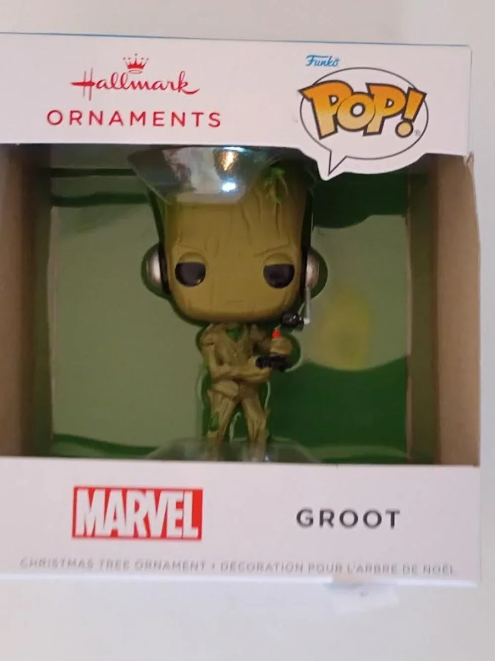 FUNKO POP HALLMARK ORNAMENTS MARVEL GROOT CHRISTMAS TREE ORNAMENT NEW IN BOX